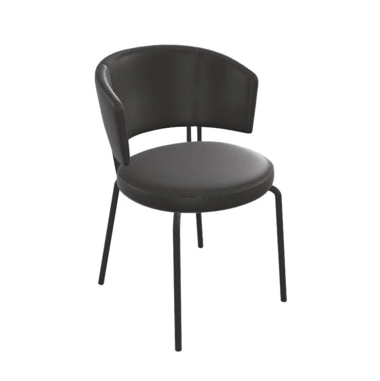 Chaise tendance de salle à manger en simili – Aero