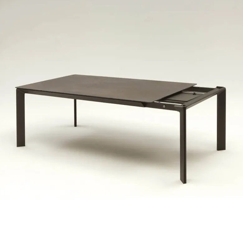 Class Table de salle à manger extensible en céramique fabriquée en Italie