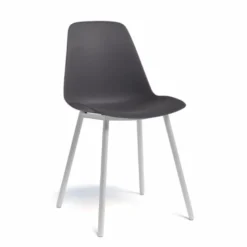 Claudio Chaise moderne en polypropylène et métal