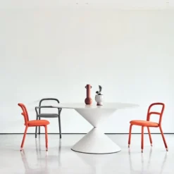 Clessidra Midj® Table de salle à manger ronde design en bois