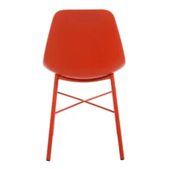 Cloe Chaise moderne en polypropylène et métal