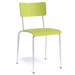 Collège Chaise d'écolier vintage en métal et bois