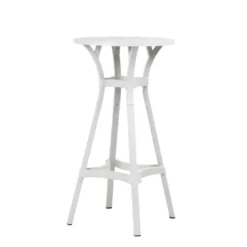 Combo Table de jardin ronde recyclée