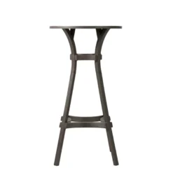 Combo Table de jardin ronde recyclée