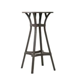 Combo Table de jardin ronde recyclée