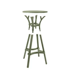 Combo Table ronde de cuisine recyclée
