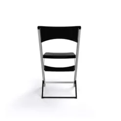Compact Chaise pliante solide en technopolymère et métal aluminium