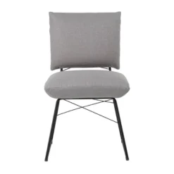 Cosy Mobitec® Chaise confortable design en tissu et structure métal