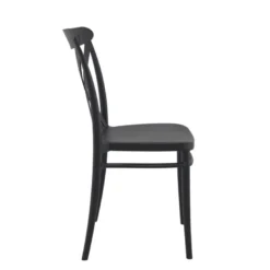 Cross Chaise de terrasse bistrot empilable en polypropylène