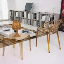 Crystal Chaise design en polycarbonate