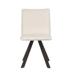 Denia Moblibérica® Chaise moderne en synthétique et métal