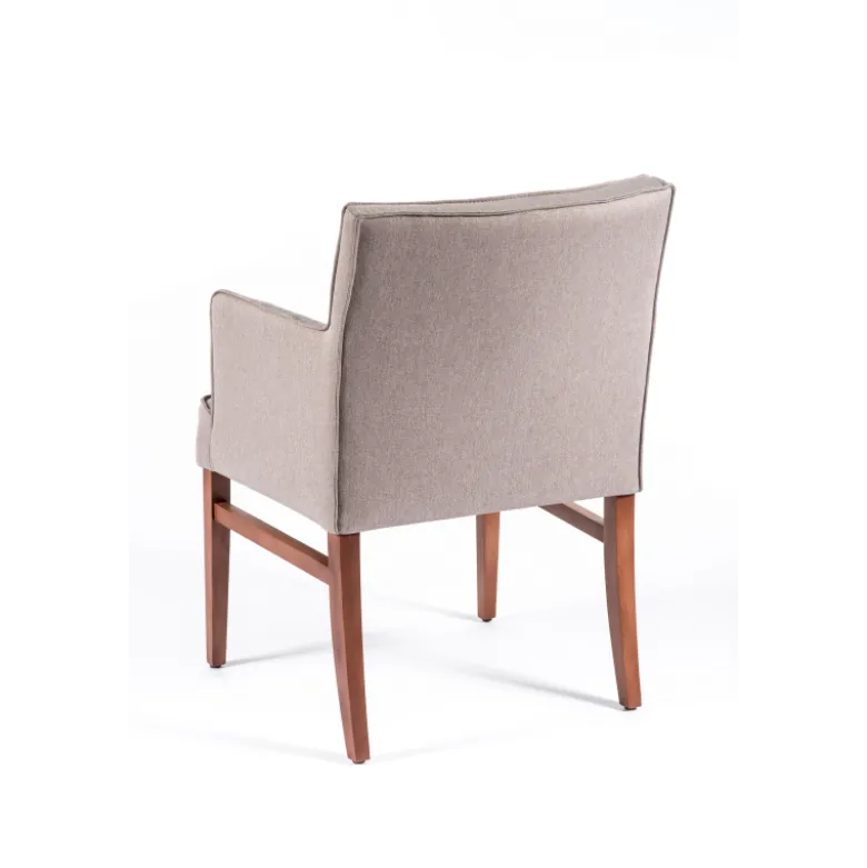 Diem 40 Fauteuil contemporain en tissu et bois