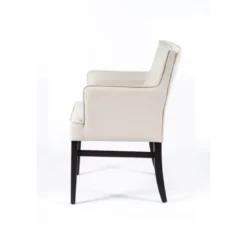 Diem 40 Fauteuil contemporain en synthétique et bois