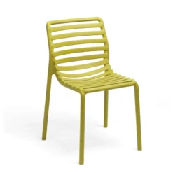 Doga bistrot Chaise de jardin design empilable sans accoudoirs de fabrication italienne