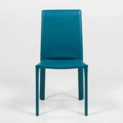 Elisa A Chaise de salle à manger en croûte de cuir