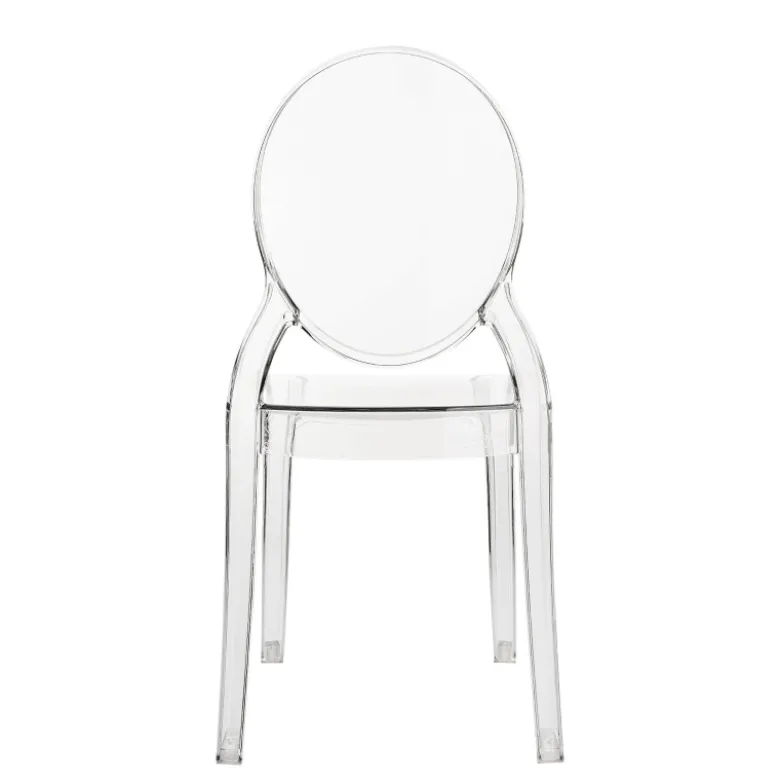Elizabeth Chaise enfant transparente médaillon