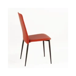 Ely A Chaise moderne en croûte de cuir
