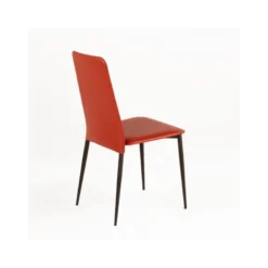 Ely A Chaise moderne en croûte de cuir