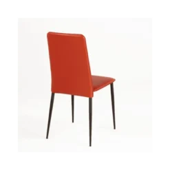Ely A Chaise moderne en croûte de cuir