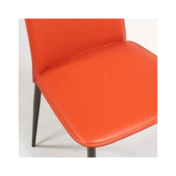 Ely A Chaise moderne en croûte de cuir