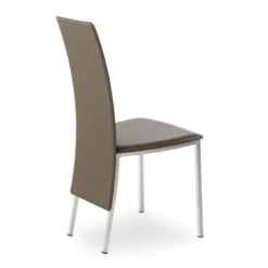 Elyn Chaise contemporaine de salle à manger en simili