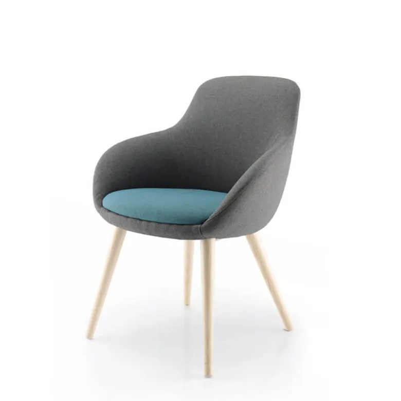 Eneka 02 Fauteuil made in France confortable en tissu