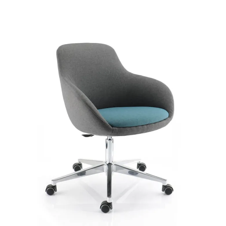 Eneka 02 Fauteuil relax réglable et pivotant avec roulettes made in France