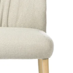 Enora Mobitec® Chaise cocooning en tissu et pieds en bois