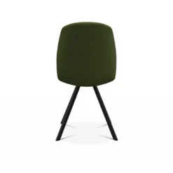 Figaro Chaise moderne pivotante en tissu fabriquée en Belgique