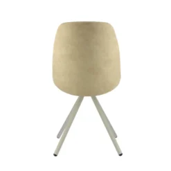 Fiona 2 Chaise moderne en tissu et pieds métal