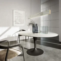Flûte Sovet® Table ovale design en céramique