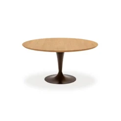 Flûte Sovet® Table ronde design plateau bois