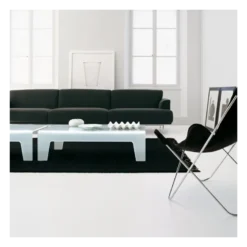 Frog Sovet® Table basse design rectangulaire en verre