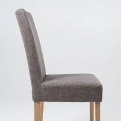 Gaby Mobitec® Chaise de salle à manger en tissu et bois massif