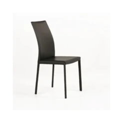 Giada Chaise de salle à manger en croûte de cuir