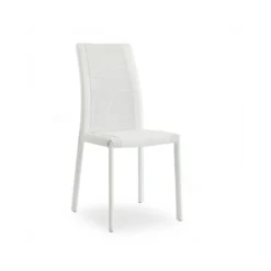 Giada Chaise de salle à manger en croûte de cuir