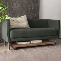 Géniale Table basse relevable petit espace en mélaminé