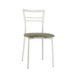 Go 1419 Chaise de cuisine rembourrée en synthétique et métal