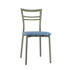 Go 1419 Chaise de cuisine rembourrée en synthétique et métal
