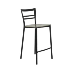 Go Clip Connubia® Tabouret snack contemporain en métal et multiplis bois