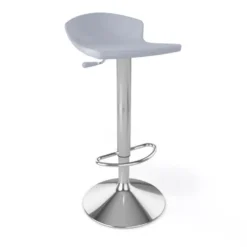 Guliver Tabouret italien réglable en hauteur et pivotant en technopolymère et métal chromé