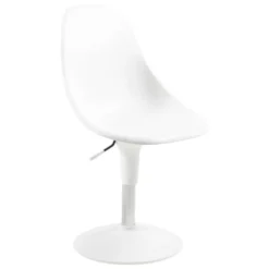 Harmony Chaise réglable en hauteur et pivotante design en technopolymère blanc