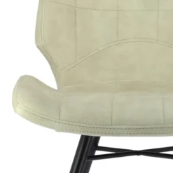 IbérisChaise design vintage rembourrée en velours