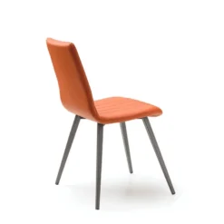 Kansas Chaise italienne moderne avec pieds en métal