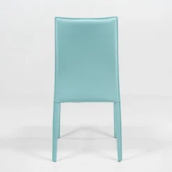 Kesha Chaise contemporaine en croûte de cuir