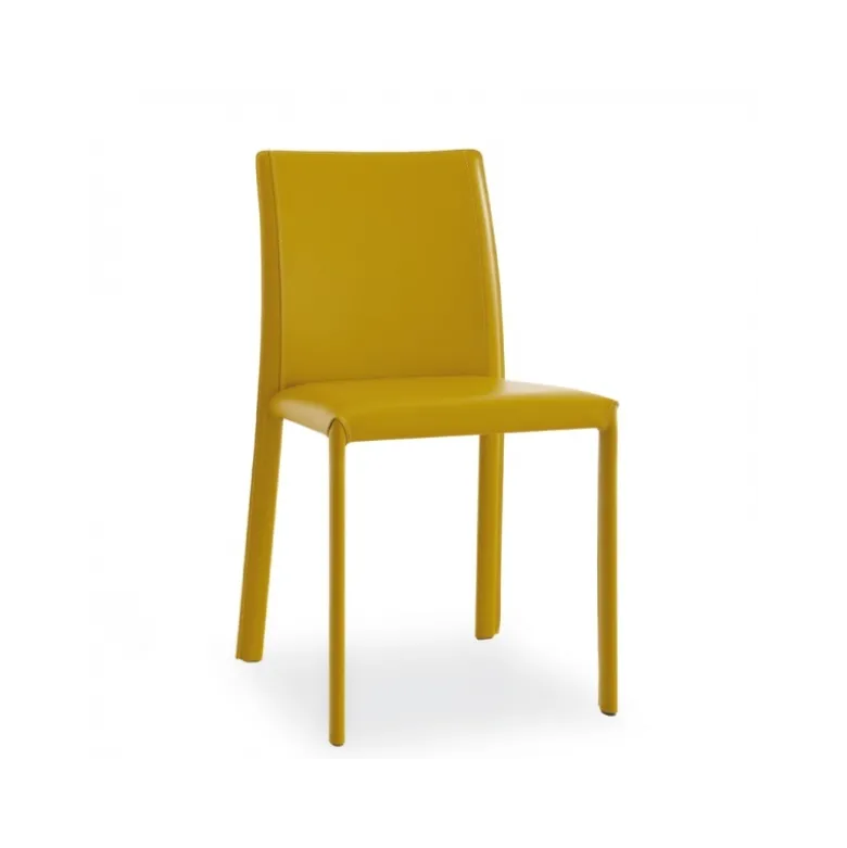 Kiris Chaise en croûte de cuir italienne