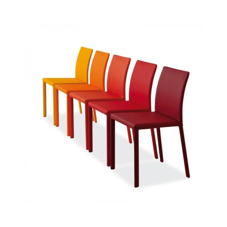 Kiris Chaise en croûte de cuir italienne