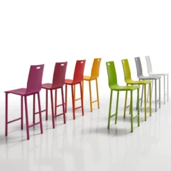 Koko Tabouret snack Mobliberica® dossier bas en bois