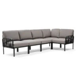 Komodo Canapé modulable d'extérieur 5 places