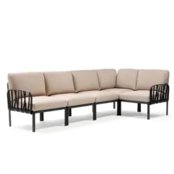 Komodo Canapé modulable d'extérieur 5 places